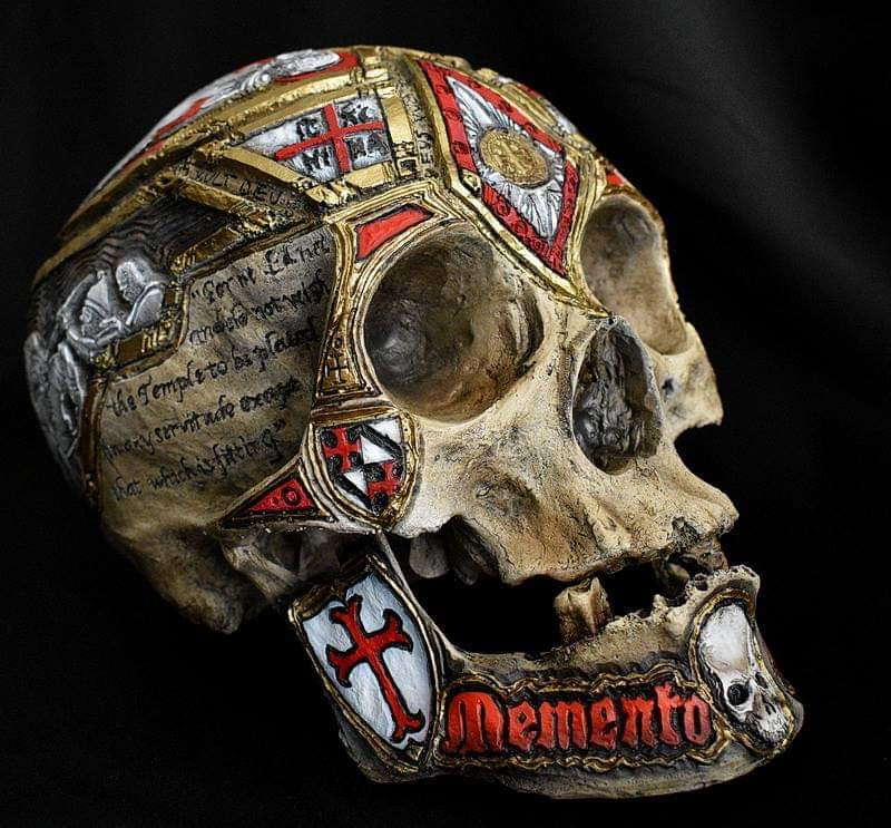 Rick Cantu - Jacques de Molay Skull - Artisan