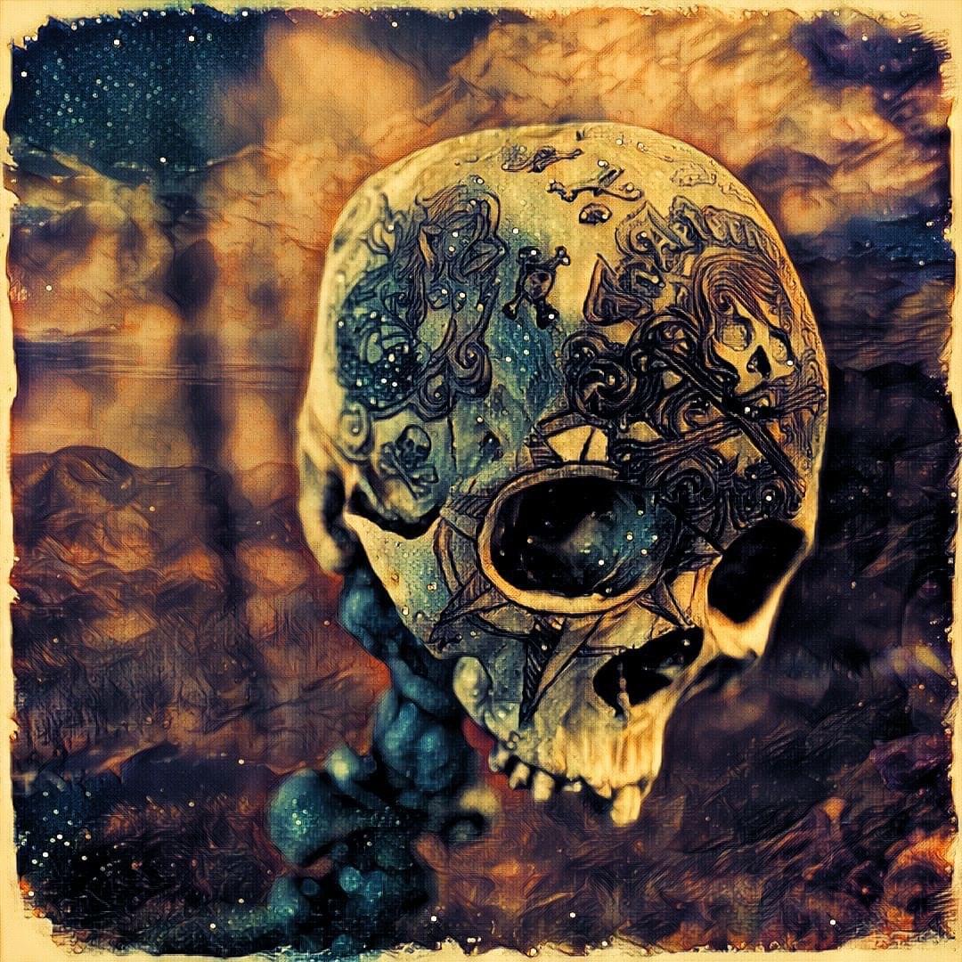 Krampus Skull