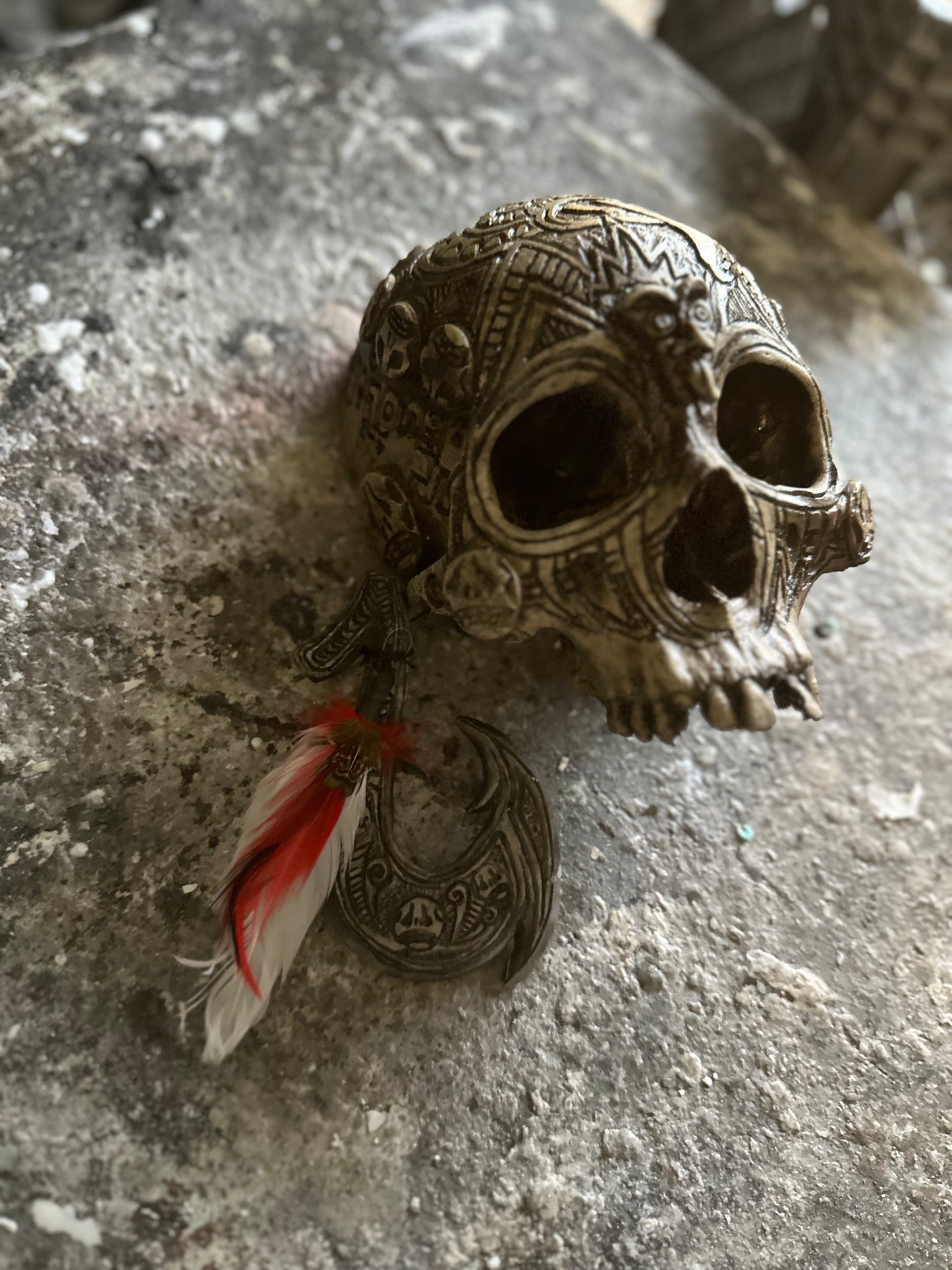 DEAL - Tiki Wall Hanging Skull