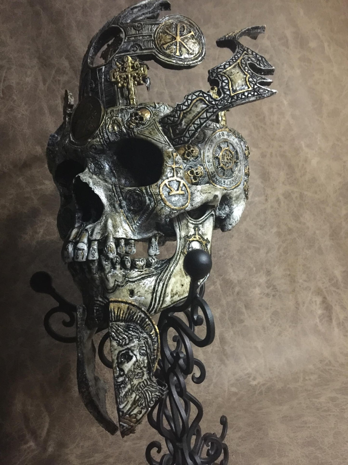 Gonzaga Processional Skull - Replica