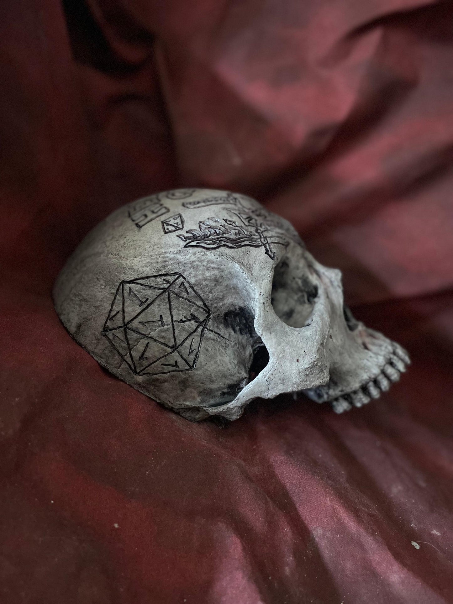 Hellfire Club Wall Skull FREE - with purchase of a sketch
