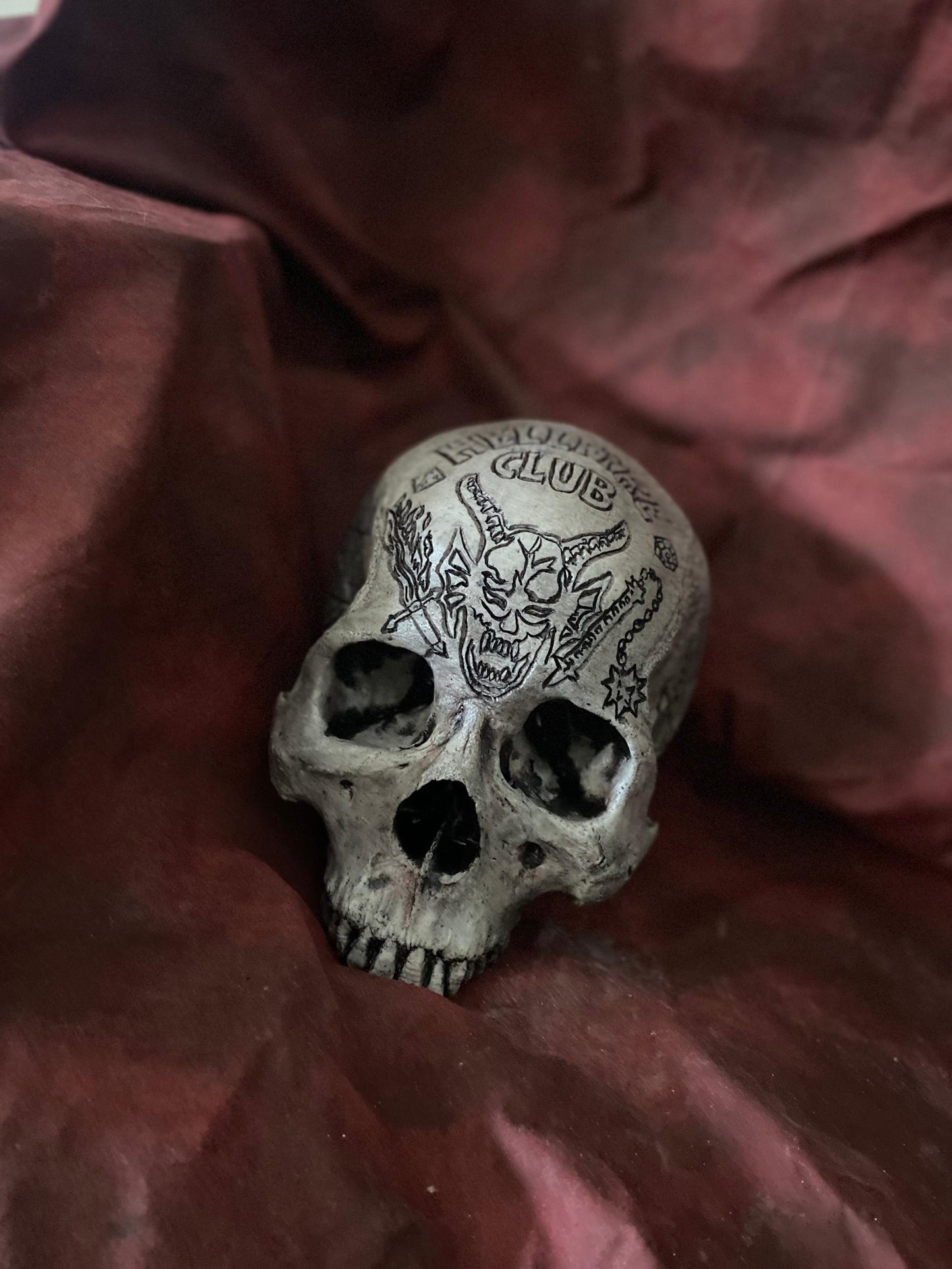 Hellfire Club Wall Skull FREE - with purchase of a sketch