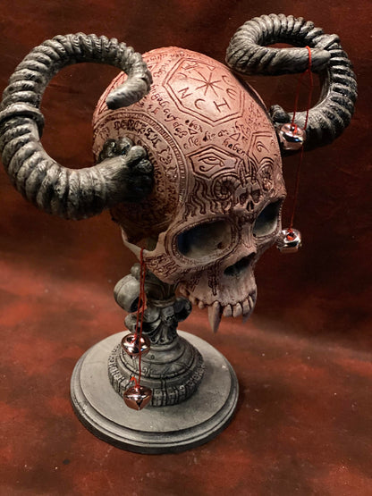 Krampus Wall Hanging Skull