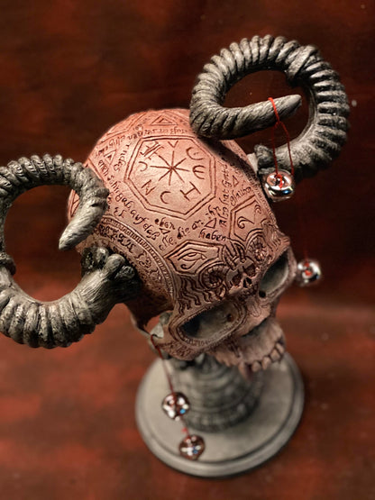 Krampus Wall Hanging Skull