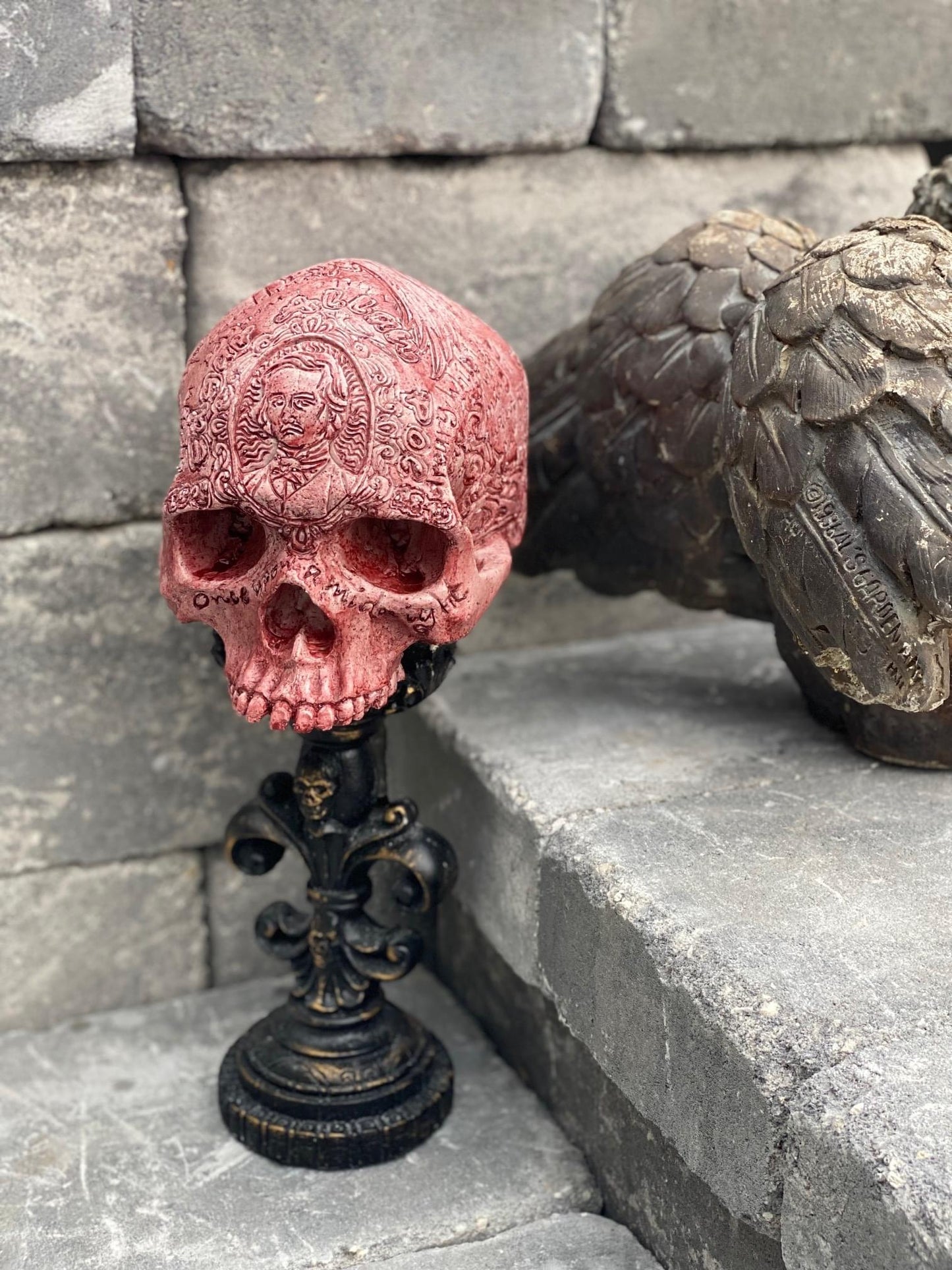Edgar Allan Poe Skull