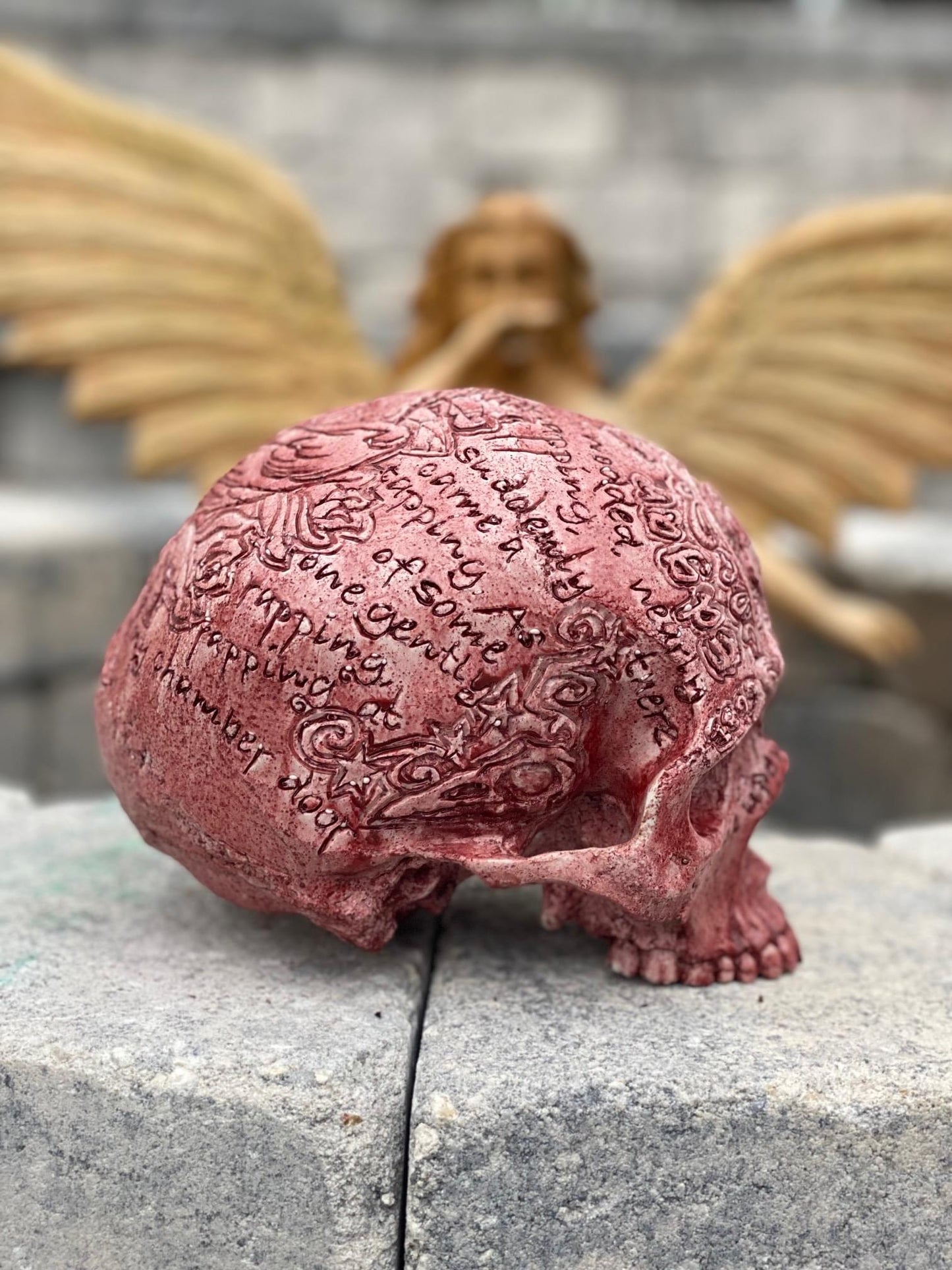Edgar Allan Poe Skull