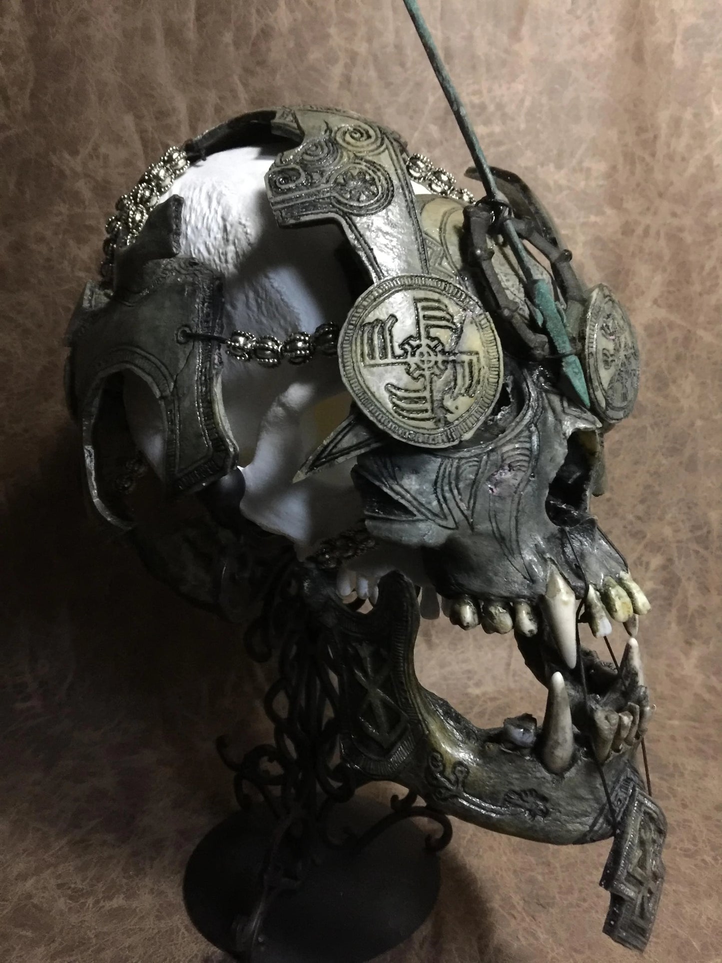 Real Viking Berserker Skull