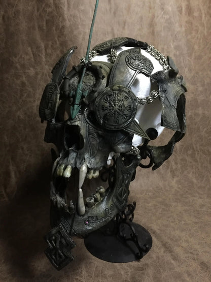 Real Viking Berserker Skull