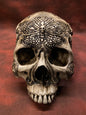 Wall Hanging Sugar Skull - Aged Bone
