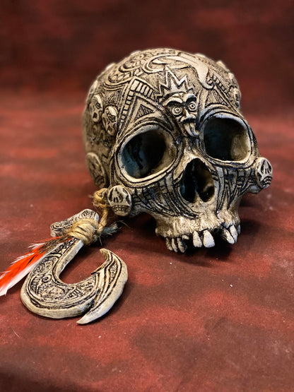 Tiki Wall Hanging Skull