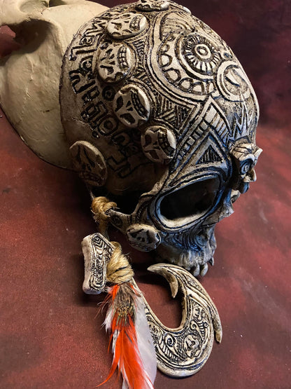 Tiki Wall Hanging Skull